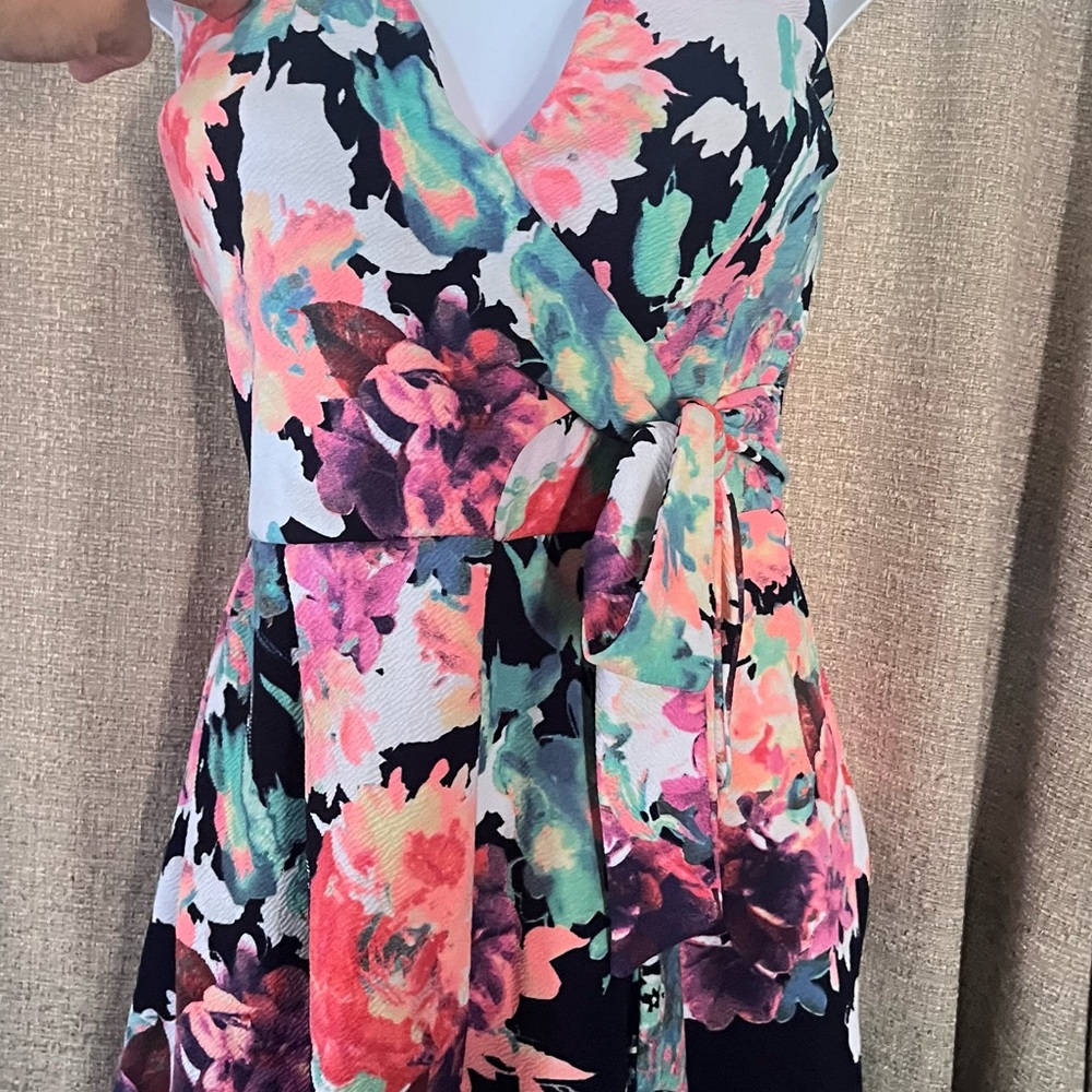 Floral Wrap Dress